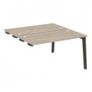 Стол-приставка двойной Оникс Вуд OW.D.SPR-3.7 Дуб Аттик/Дуб Темный/Металл Антрацит 1380*1475*750_13