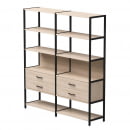Набор стеллажных систем Everprof EVO №7 Дуб Соната Черный_20