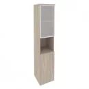 Шкаф высокий узкий левый ONIX O.SU-1.4R(L) Дуб Аттик_73