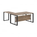 Стол с боковой приставкой ENIO ECT 1619 Кария Пальмира/Антрацит_1