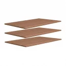 Комплект полок для четырехдверного шкафа (3 шт.) Соренто 02 Дуб бонифаций_1