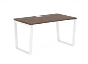 Стол письменный EDIS EVST 1380 Дуб Денвер темный Белый_70