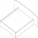 Кровать Проспект Гм.КР-22 бук светлый_2