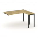 Стол-приставка к опорной тумбе/шкафу (правый) CONCEPT CN.OSAPR-006(R) Дуб Винченцо Черный_33