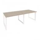 Стол переговорный (2 столешницы) ONIX O.MO-PRG-2.2 Дуб Аттик/Белый_7