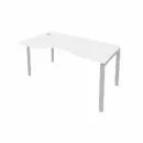 Стол письменный METAL SYSTEM Б.СА-1 Л Белый/Серый_15