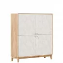 Шкаф Ройбен ЛД 640.050.000 Дуб золотой Белый_0