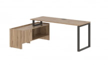 Стол с тумбой EDIS EQCT 19614 Дуб Денвер светлый Мокко_19