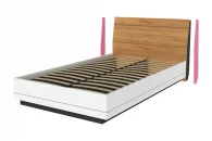 Кровать 1200 Урбан ЛД 528.020.000 Дуб золотой/Чёрный/Белый/Розовый_0