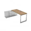 Стол рабочий GLOSS LINE НСТЛ-О.975 Ivory_28