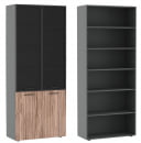 Шкаф для бумаг DALI DLI37250021 Эбен Антрацит_0