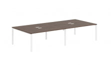 Бенч-система 4-местная EDIS EUWST 3516 Дуб Денвер темный Белый_56