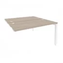 Стол-приставка двойной на П-образном м/к к опорным элем. ONIX O.MP-D.SPR-3.7 Дуб Аттик/Белый_45