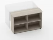 Тумба приставная к столу Glassy 3.18.102 Орех_17