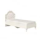 Кровать односпальная 900 Луиза ЛД 665.260.000.001 Алебастр Шампань_2