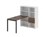 Рабочая станция EDIS EURST 1113 Дуб Денвер темный Черный Белый_32