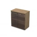 Шкаф низкий со стеклом GLOSS LINE 9НШ.023.2 Ivory_13