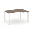 Стол рабочий эргономичный Стайл Проджект SN-59P.SPA-001(R) Вяз Благородный/Металл Белый/Белый Заглуш_6