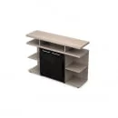 Шкаф низкий со стеклом TAIM-MAX 4ШН.012.2 Венге_16