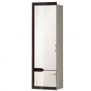 Шкаф-пенал Ронда №317 Венге Белый глянец_1