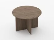 Стол для переговоров круглый Glassy 2.12 Дуб Верцаска_5