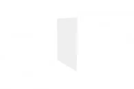 Панель окончание тумбы кухонной 722 Герда ЛД 272.950.000 Белый глянец_7