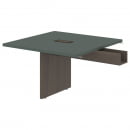 Стол для заседаний приставной VELION VFCT 1212 Нефрит Дуб Сильвер_1