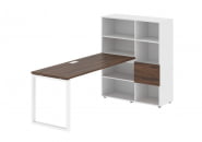 Рабочая станция EDIS EQRST 1117 Дуб Денвер темный Белый Белый_25