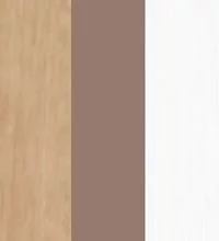 Дуб Ирландский/Мокко/Белый Текстурированный