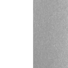 Белый/Серебряный металлик