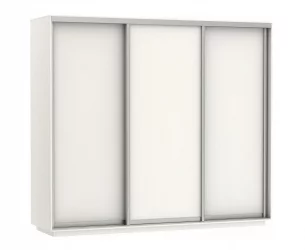 Шкаф-купе трехдверный Экспресс Трио Элемент 2400х2400х Белый снег / 2400х2400h