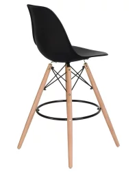 Стул барный ДОБРИН ДСВ БАР Черный Б-03 / DOBRIN DSW BAR B-03