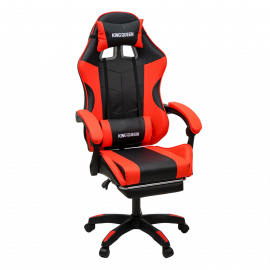 Кресло 840-1 KINGQUEEN, цвет черный/красный, 840-1-black-red