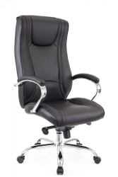 Кресло руководителя King M экокожа Черный