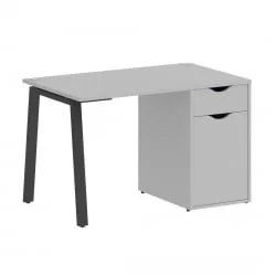 Стол письменный HOME OFFICE VR.SP-3-118.1.A Серый/Антрацит металл