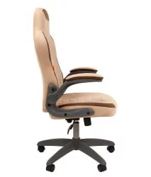 Кресло для геймеров CHAIRMAN GAME 50 Св.бежевый-коричневый