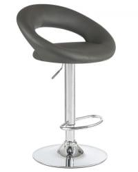 Стул барный ДОБРИН МИРА (серый) 2 шт / DOBRIN MIRA