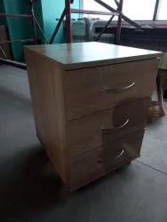 Тумба мобильная SC-3M .1 (Дуб сонома светлый)