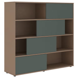 Стеллаж со слайд-дверьми VELION VMCS 1615 Нефрит Кобра