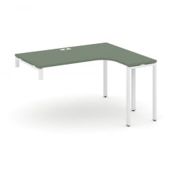 Стол-надставка на опорную тумбу (правый) CONCEPT CN.OSAN-003(R) Дуб Винченцо Белый