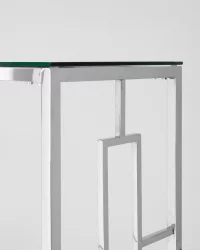 Консоль БРУКЛИН 120x40 Серебро