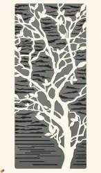 Кухонный шкаф с решеткой (лев/прав) Графит 74.23 Сосна Астрид-Ваниль