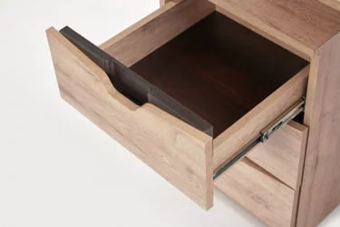 Письменный стол с полками и ящиками Соренто 15 Дуб бонифаций