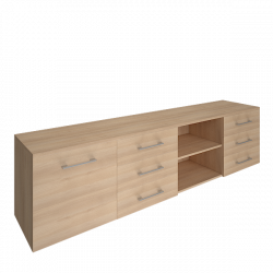 Тумба модульная четырехсекционная YALTA LT-TS 4.1L Акация Лорка