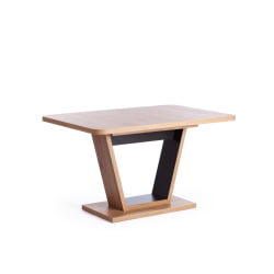 Раздвижной стол VOX ЛДСП, 132-172x85x75,5 см, Дуб артисан/Графит