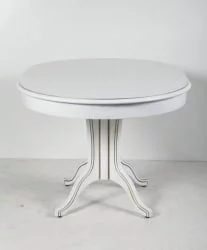 Круглый раздвижной стол Орион-5 (d1100) тон 1 с золотой патиной