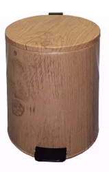 Урна с педалью 15 л (бук)