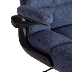 Кресло офисное Lugano ткань teddy, темно-синий