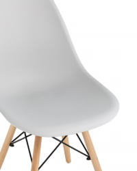 Стул Еамес Стиле ДСВ светло-серый (разборный каркас) / Eames Style DSW