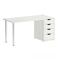 Стол письменный HOME OFFICE VR.SP-3-158.4 Снежная Платина